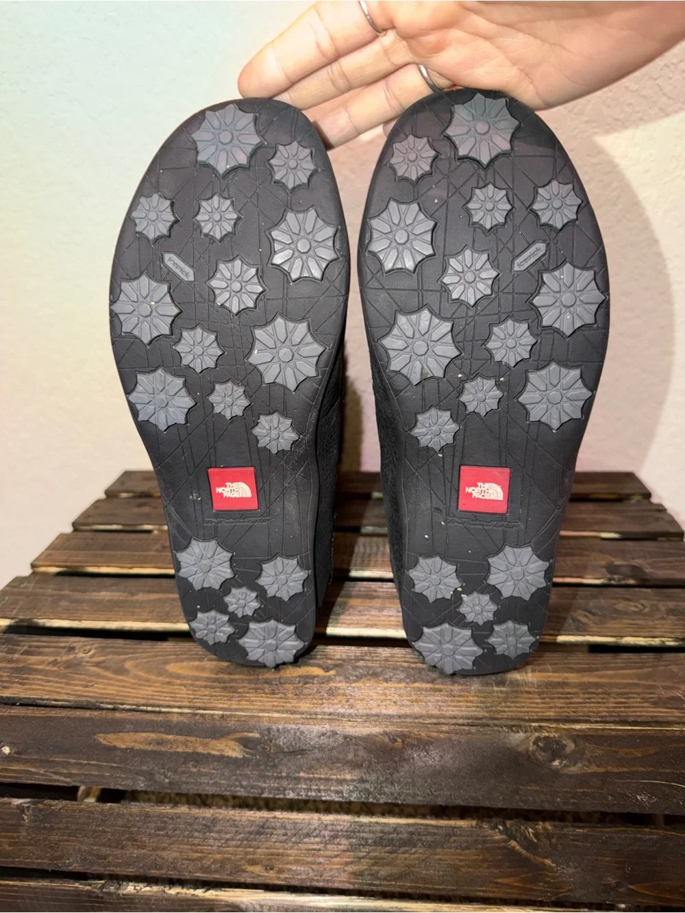 The North Face Black Faux-Fur Lined Winter Boots
